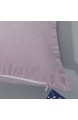 Aitliving Cotton Velvet 1 pc Cotton Cushion Cover Dusk Lilac 18x18 inches(46x46cm)