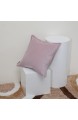 Aitliving Cotton Velvet 1 pc Cotton Cushion Cover Dusk Lilac 18x18 inches(46x46cm)