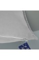 Aitliving Cotton Velvet 1 pc Cotton Cushion Cover Silver Grey 18x18 inches(46x46cm)