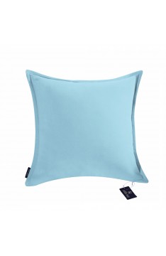 Aitliving Cotton Velvet 1 pc Cotton Cushion Cover Sky Blue 16x16 inches(40x40cm)